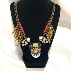 Vintage Rhinestone Bohemian Style Necklace